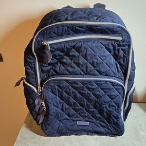 Vera Bradley Performance Twill Commuter Backpack Classic Navy
